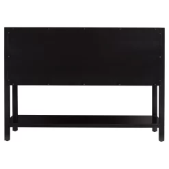48" Robertson Vanity For Rectangular Undermount Sink - Black -Home-Bathroom 414641 robertson vanity black 48 no top back MV90 scaled