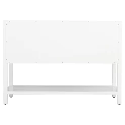 48" Robertson Vanity - Bright White - Vanity Cabinet Only -Home-Bathroom 414643 robertson vanity white 48 no top back MV90 scaled