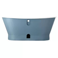 67" Kateryn Bateau Cast Iron Skirted Tub - Slate Blue -Home-Bathroom 415244 Kateryn tub Slate Blue RR 67 back MV80 scaled
