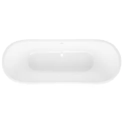 67" Kateryn Bateau Cast Iron Skirted Tub - Slate Blue -Home-Bathroom 415244 Kateryn tub Slate Blue RR 67 top MV100