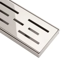 Effendi Outdoor Linear Shower Drain -Home-Bathroom 416011 Effendi shower drain PSS 18 finish Detail160