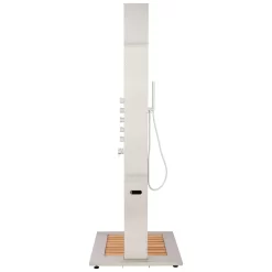 Dalton Outdoor Stainless Steel Shower Panel With Bamboo Tray 8 Dalton Outdoor Stainless Steel Shower Panel With Bamboo Tray -Home-Bathroom 417701 Dalton outdoor shower BSS back MV80 scaled