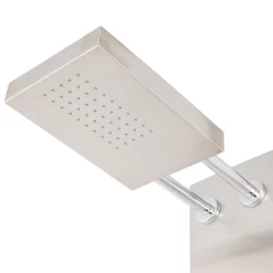 Dalton Outdoor Stainless Steel Shower Panel With Bamboo Tray 9 Dalton Outdoor Stainless Steel Shower Panel With Bamboo Tray -Home-Bathroom 417701 Dalton outdoor shower BSS shower head Detail160