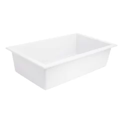 30" Holcomb Undermount Granite Composite Sink - Cloud White