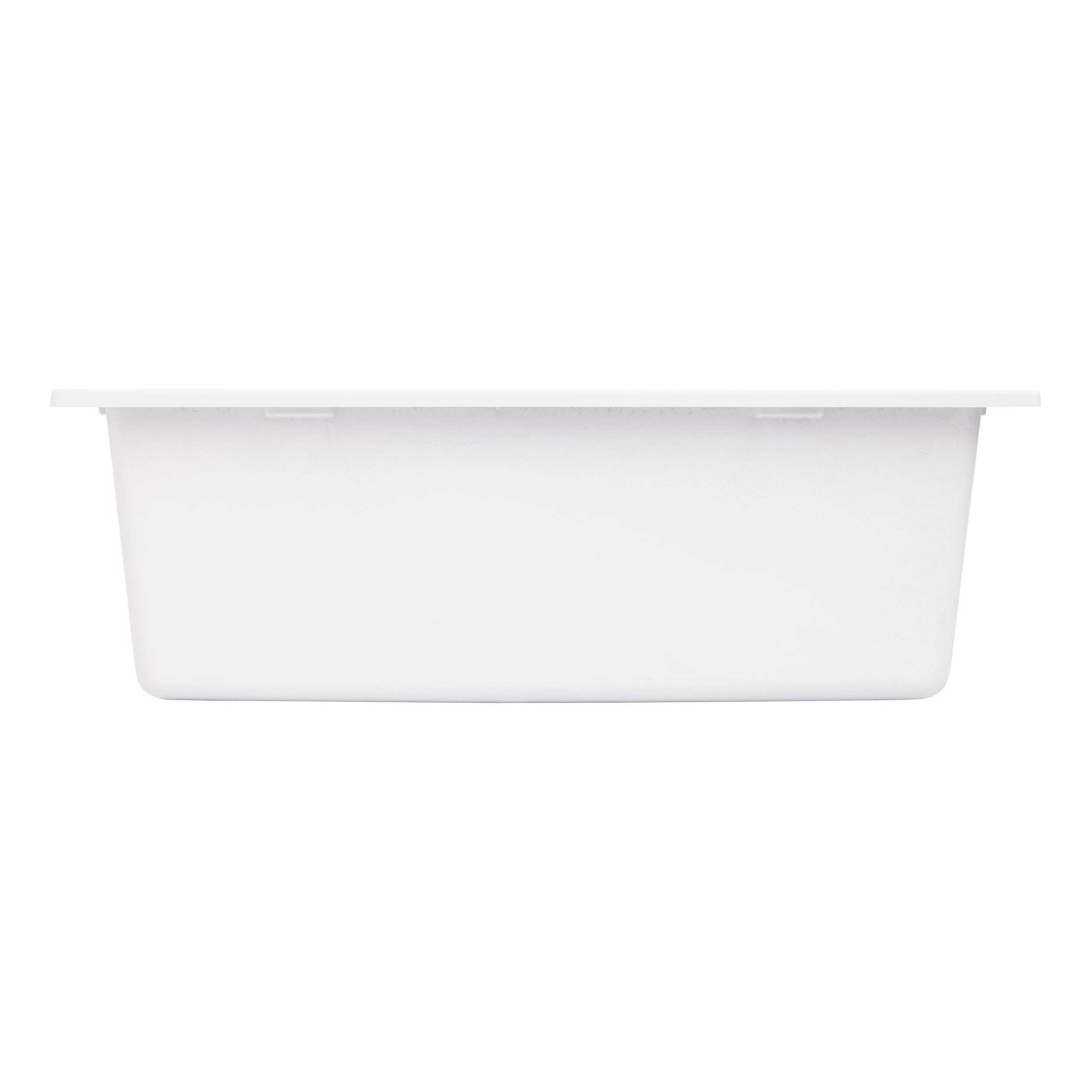24" Holcomb Drop-In Granite Composite Sink - Cloud White 3 24" Holcomb Drop-In Granite Composite Sink - Cloud White - Image 3