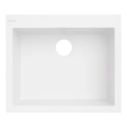 24" Holcomb Drop-In Granite Composite Sink - Cloud White 11 24" Holcomb Drop-In Granite Composite Sink - Cloud White -Home-Bathroom 419621 Holcomb drop in kitchen sink WH 24 top MV90 scaled