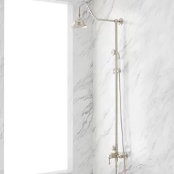 Alliston Exposed Pipe Shower With Hand Shower