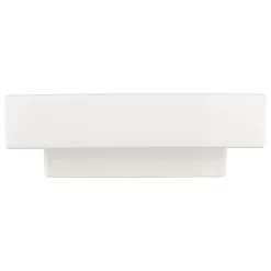 19" Stoddert Porcelain Wall Mount Sink -Home-Bathroom 424917 stoddert wall mount sink single hole front MV70 scaled