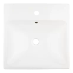 19" Stoddert Porcelain Wall Mount Sink -Home-Bathroom 424917 stoddert wall mount sink single hole top MV100 scaled