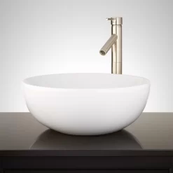 Toucey Porcelain Vessel Sink - White