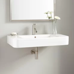 34" Burleson Porcelain Wall-Mount Sink