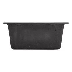 34" Allardt Drop-In Granite Composite Sink With Drainboard - Black 9 34" Allardt Drop-In Granite Composite Sink With Drainboard - Black -Home-Bathroom 425907 Allardt drop in kitchen sink BK 34 side MV80