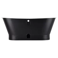 67" Kateryn Bateau Cast Iron Skirted Tub - Black -Home-Bathroom 426201 Kateryn tub BK RR 67 back MV90 scaled