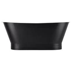 67" Kateryn Bateau Cast Iron Skirted Tub - Black -Home-Bathroom 426201 Kateryn tub BK RR 67 front MV70 scaled
