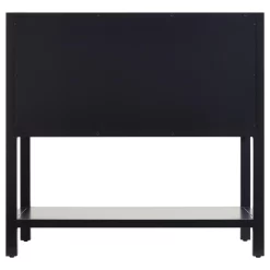36" Robertson Mahogany Console Vanity - Midnight Navy Blue - Vanity Cabinet Only -Home-Bathroom 433841 robertson vanity midnight navy blue 36 no top back MV90 1 scaled