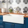 33" Torun Fireclay Farmhouse Sink - White