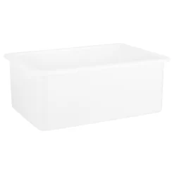 27" Derin Undermount Fireclay Sink - White