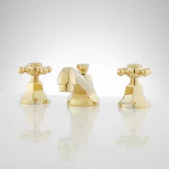 New York Widespread Bathroom Faucet - Contemporary Cross Handles -Home-Bathroom 434668 New York ws faucet PB front Beauty10 scaled