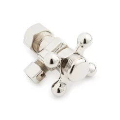 Cross Handle Angle Stop - 5/8" OD X 3/8" OD Compression -Home-Bathroom 434833 angle stop PN angle MV60 scaled