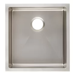 19" Atlas Stainless Steel Undermount Prep Sink - Pewter -Home-Bathroom 441065 Atlas UM kitchen sink pewter 19 top MV90 scaled