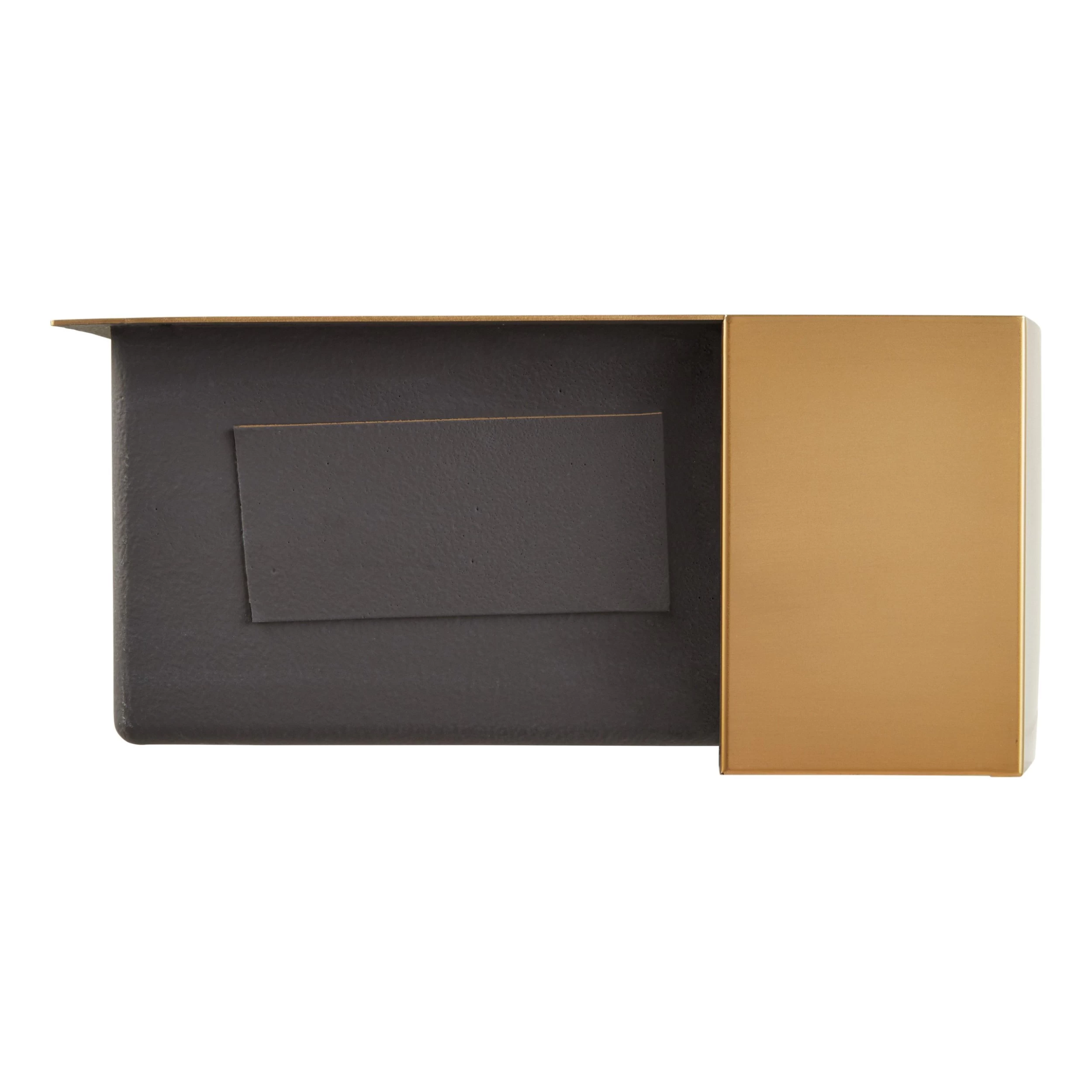 30" Atlas Stainless Steel Farmhouse Sink - Curved Apron - Matte Gold 3 30" Atlas Stainless Steel Farmhouse Sink - Curved Apron - Matte Gold - Image 3