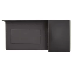 33" Atlas Double-Bowl Stainless Steel Farmhouse Sink - Curved Apron - Gunmetal Black -Home-Bathroom 441083 Atlas 33 fh sink gunmetal side MV80 scaled