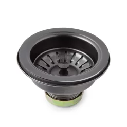 3-1/2" Kitchen Sink Basket Strainer Or Garbage Disposal Flange - Gunmetal Black Finish
