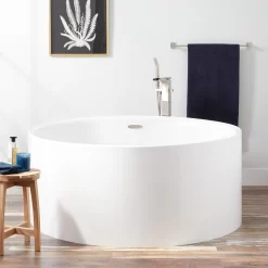 56" Cathleen Acrylic Freestanding Tub