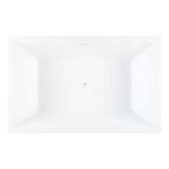 59" Clarissa Acrylic Freestanding Tub -Home-Bathroom 442129 clarissa tub white 59 top MV100 scaled