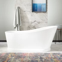 67" Northwich Acrylic Freestanding Slipper Tub