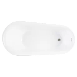 67" Northwich Acrylic Freestanding Slipper Tub -Home-Bathroom 442193 northwich tub WH 67 top MV80 scaled