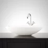 Centauri Matte Resin Vessel Sink - Speckled White