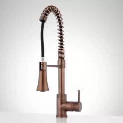Steyn Kitchen Faucet With Spring Spout 19 Steyn Kitchen Faucet With Spring Spout -Home-Bathroom 443873 single hole pull down kitchen faucet oil rubbed bronze front