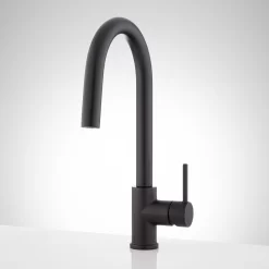 Ravenel Pull-Down Kitchen Faucet With Concealed Sprayer -Home-Bathroom 445046 Ravenel single hole faucet MB front Beauty10 scaled