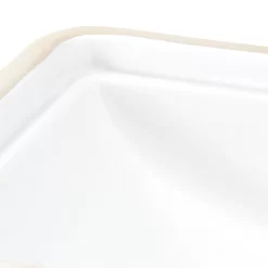 Key Largo Rectangular Porcelain Undermount Bathroom Sink -Home-Bathroom 446488 Key Largo um sink WH rim Detail160