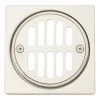 Square Shower Drain Cover With Round Strainer