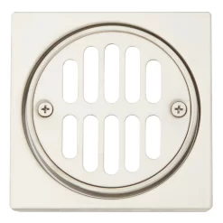 Square Shower Drain Cover With Round Strainer