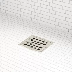 Menlo Square Shower Drain -Home-Bathroom 446698 Menlo shower drain PN 412 Beauty10 scaled