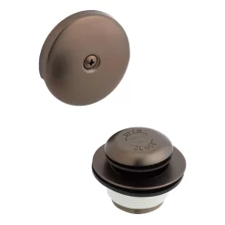 Alcove Tub Pop-Up Drain & Overflow Cover -Home-Bathroom 446709 tub drain overflow ORB set MV60