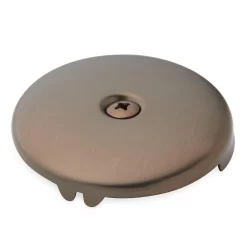 Overflow Cover Plate With Single Screw -Home-Bathroom 446713 overflow cover ORB angle MV60