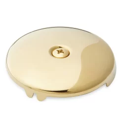 Overflow Cover Plate With Single Screw -Home-Bathroom 446714 overflow cover PB angle MV60