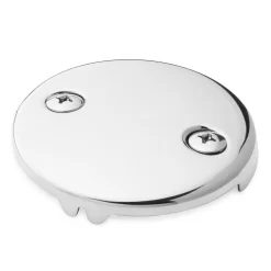 Overflow Cover Plate With Two Screws -Home-Bathroom 446717 overflow cover CP angle MV60