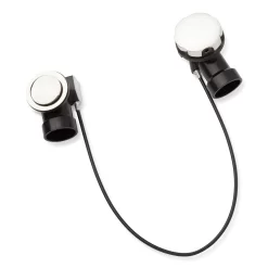 ABS Cable Drain & Overflow For 17" - 22" Deep Alcove Tubs -Home-Bathroom 446728 cable drain PN front MV70 scaled