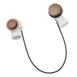 PVC Cable Drain & Overflow For 17" - 22" Deep Tubs -Home-Bathroom 446731 cable drain ORB front MV70 scaled