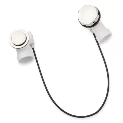 PVC Cable Drain & Overflow For 17" - 22" Deep Tubs -Home-Bathroom 446732 cable drain PN front MV70 scaled