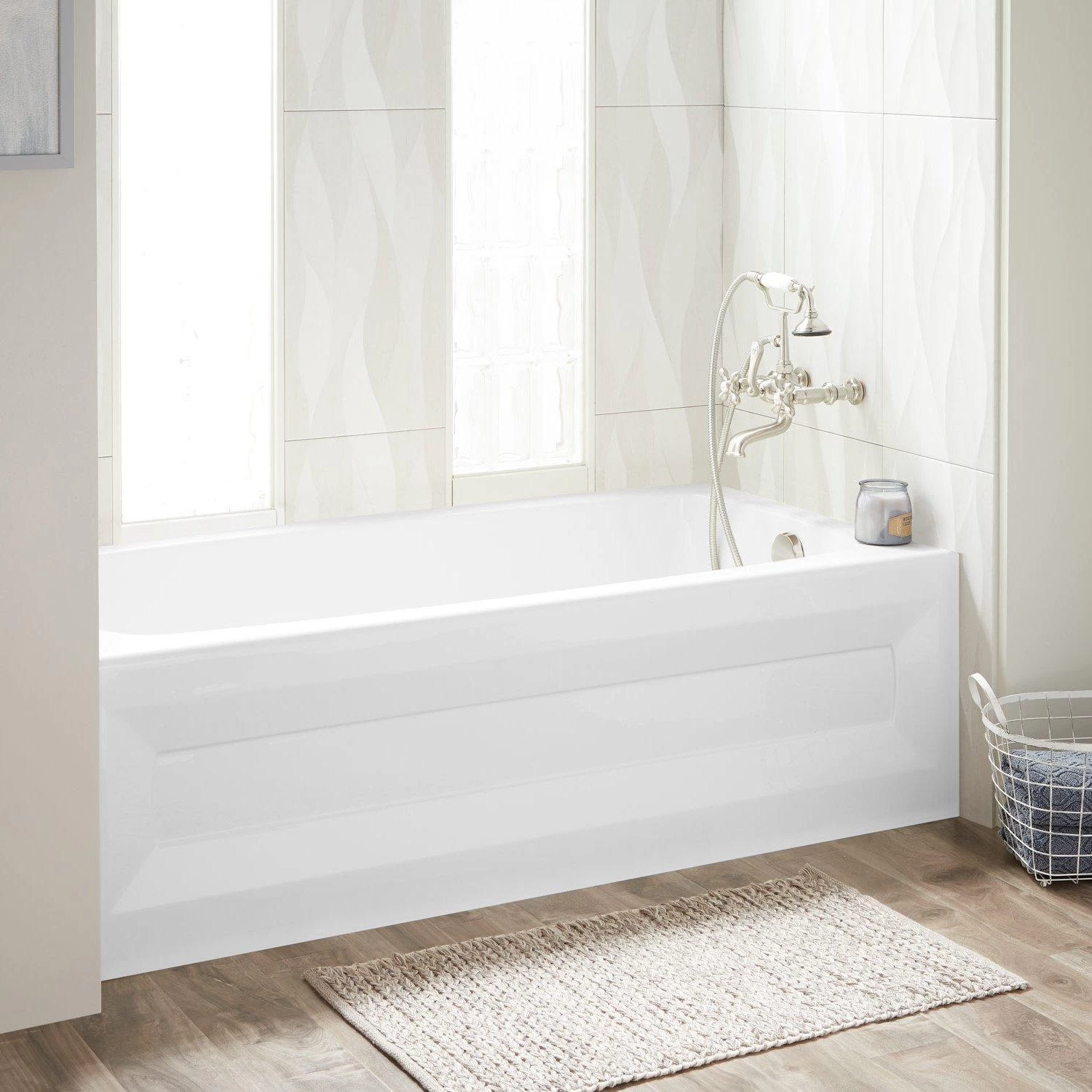 60" X 32" Bradenton Acrylic Alcove Soaking Tub - White 2 60" X 32" Bradenton Acrylic Alcove Soaking Tub - White - Image 2
