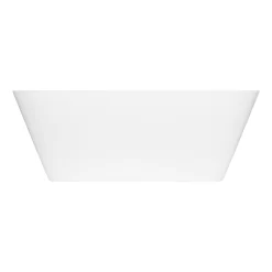 66" Inoma Solid Surface Freestanding Tub - Gloss Finish -Home-Bathroom 447229 Inoma tub WH RR 66 front MV70 scaled