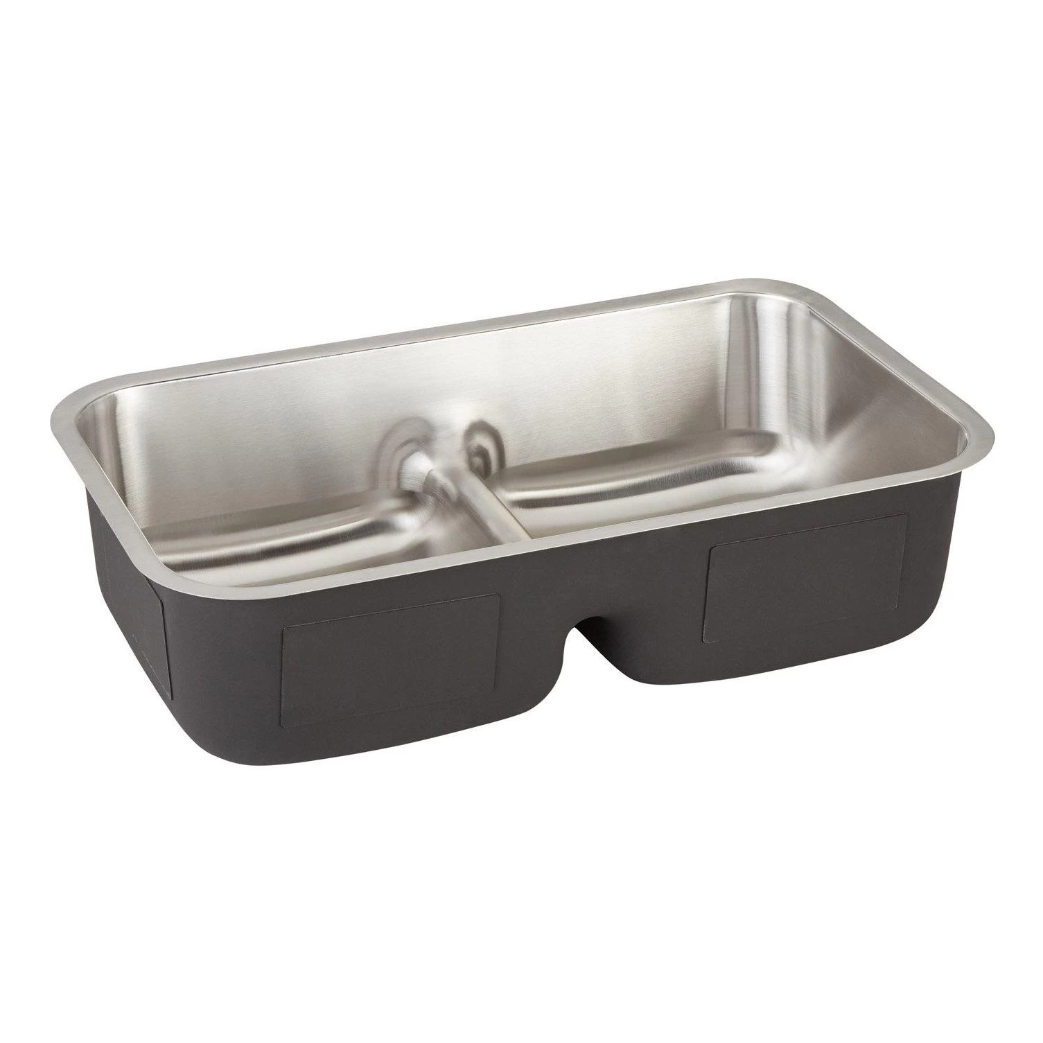 32" Calverton Double-Bowl Stainless Steel Undermount Sink 2 32" Calverton Double-Bowl Stainless Steel Undermount Sink - Image 2
