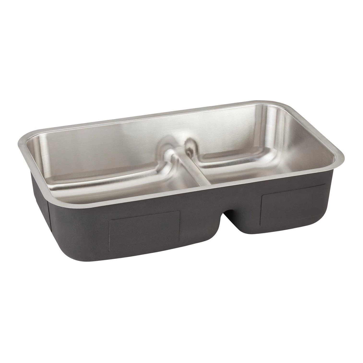 34" Calverton Stainless Steel Double Undermount Kitchen Sink 2 34" Calverton Stainless Steel Double Undermount Kitchen Sink - Image 2