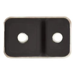 34" Calverton Stainless Steel Double Undermount Kitchen Sink 11 34" Calverton Stainless Steel Double Undermount Kitchen Sink -Home-Bathroom 447794 Cypress dbl UM kitchen sink SS 34 bottom MV100